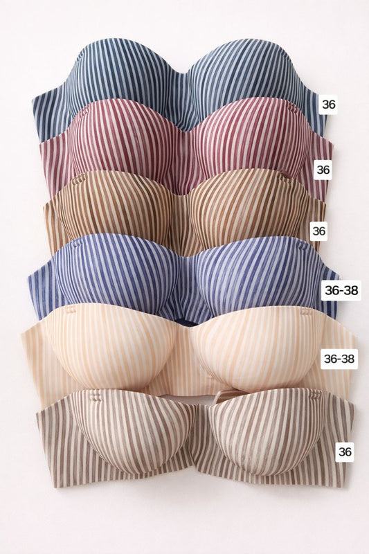 برا ليزر مخططة – بدون حواف (Seamless Laser Bra)