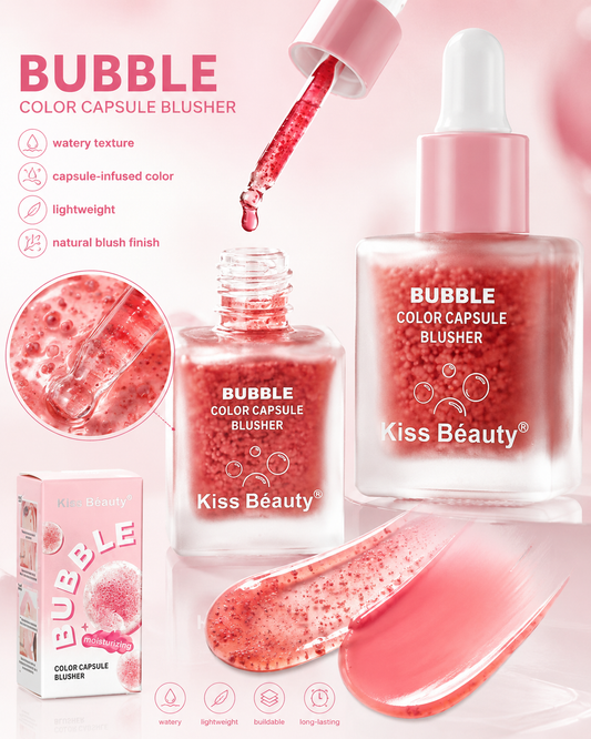 بلاشر سائل كيس بيوتي Bubble Color Capsule Blusher