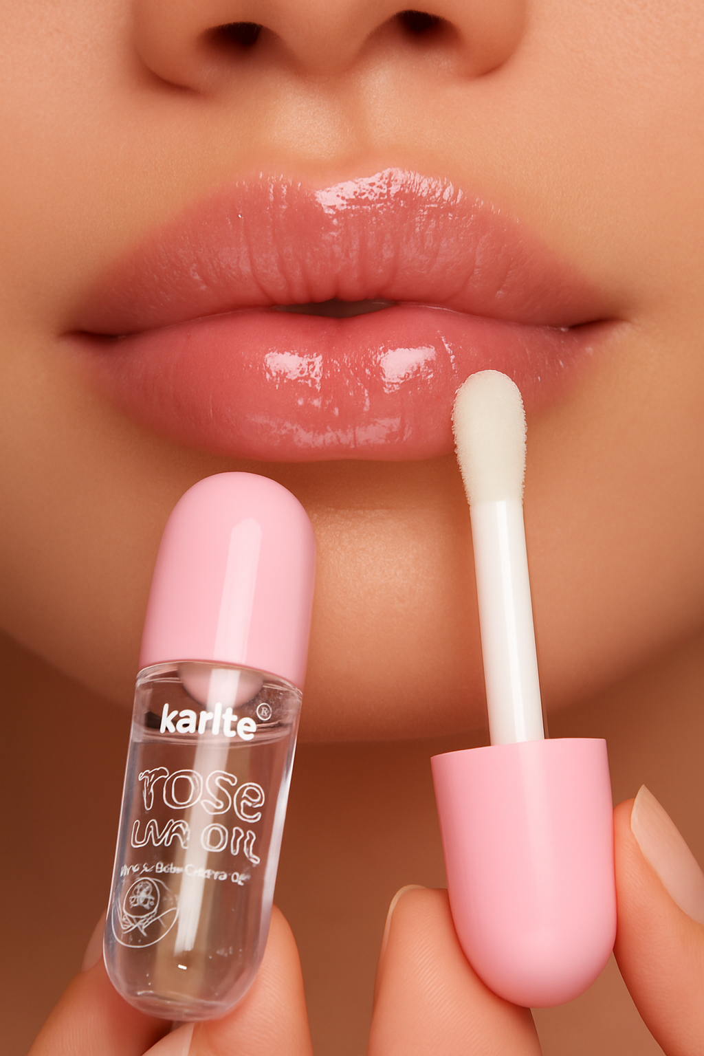 Karité Rosé Lip Oil – Non-Stick Hydrating Gloss