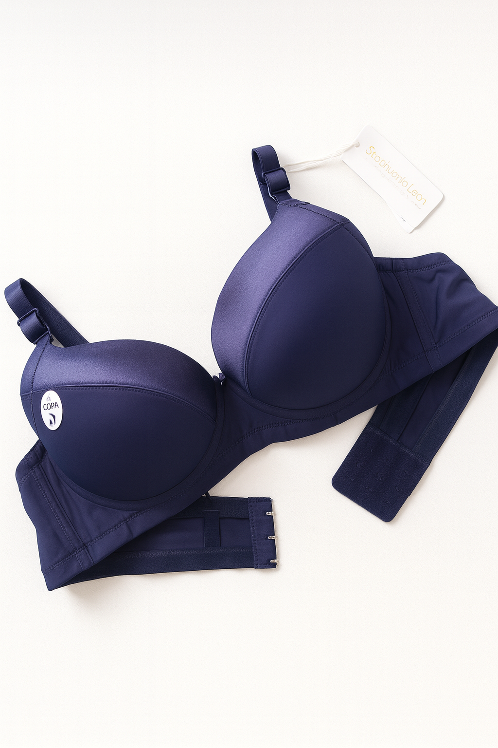 برا مقاسات كبيرة بتطعيم ساتان من Chanvie Leen – Chanvie Leen Plus Size Bra with Satin Touch (40–48)