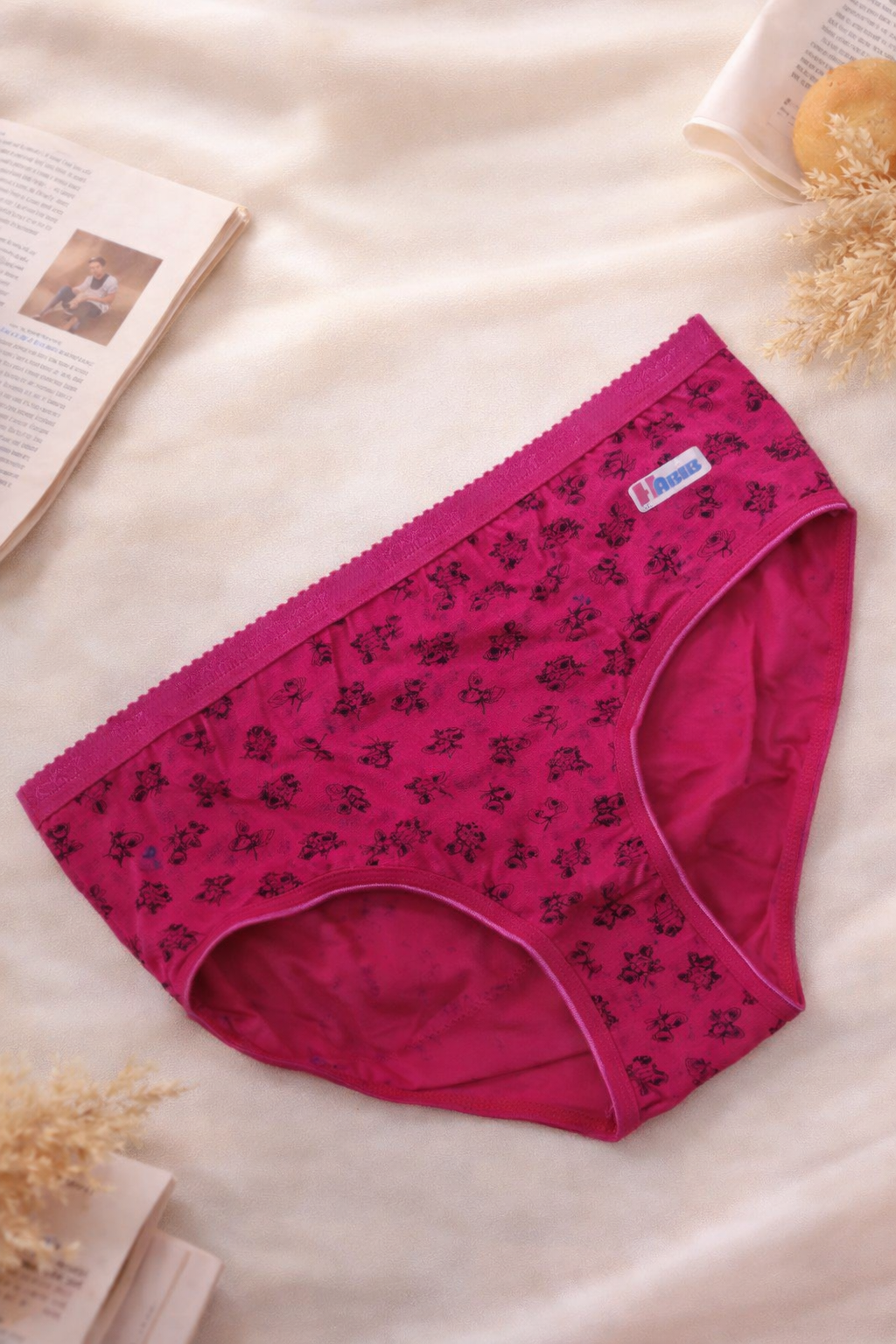 اندر حريمي حبيب قطن مطبوع – مقاسات متعددة وألوان متنوعة