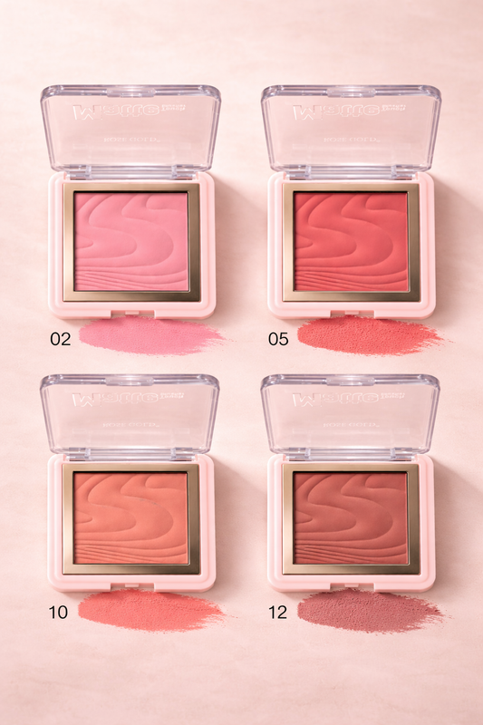 Rose Gold Matte Blush – بلاشر مطفي 4 درجات