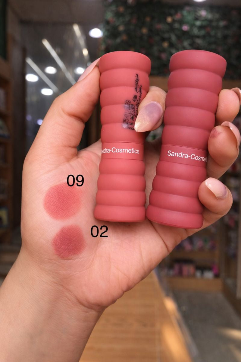 Sandra Velvet Nude Lipstick Set – درجات نود مطفية