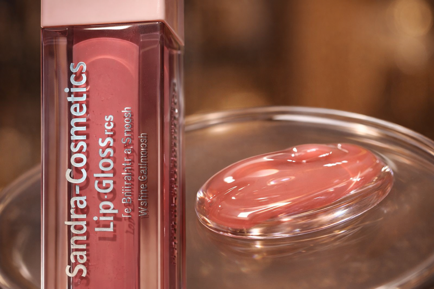 ليب جلوس Sandra Cosmetics بلمعة زجاجية – متوفر بدرجات متعددة