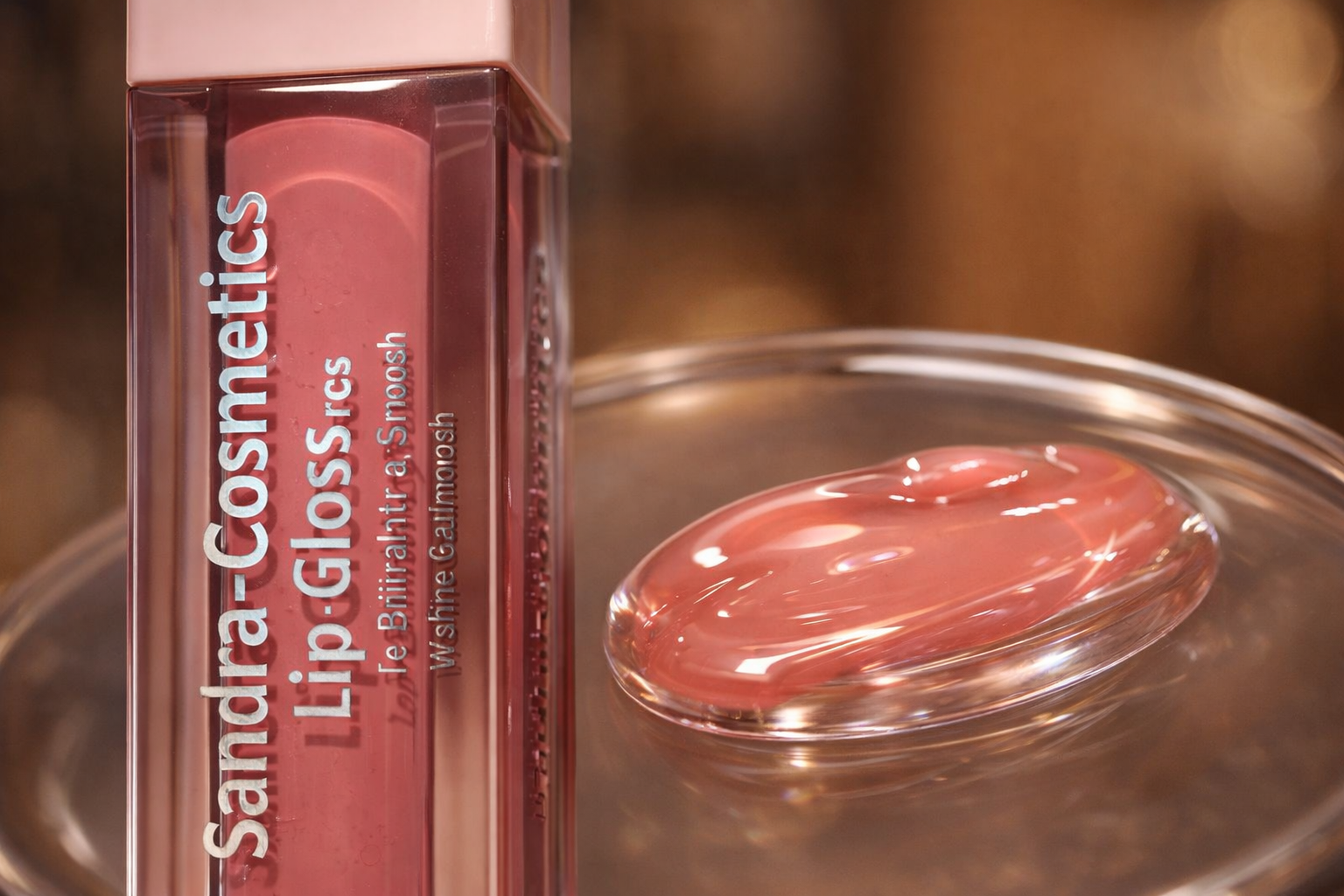 ليب جلوس Sandra Cosmetics بلمعة زجاجية – متوفر بدرجات متعددة