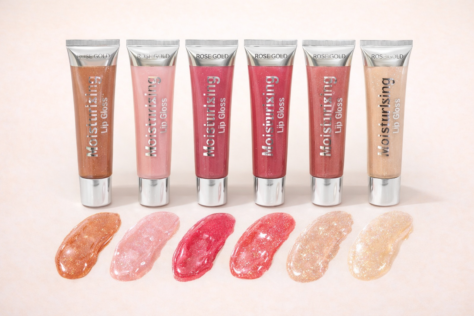 Rose Gold Moisturizing Lip Gloss – ليب جلوس مرطب بلمعة ناعمة