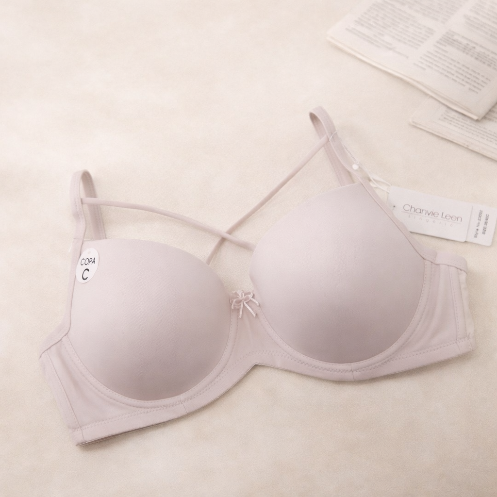 برا Chanvie Leen كب C سادة مبطن خفيف – دعم وراحة