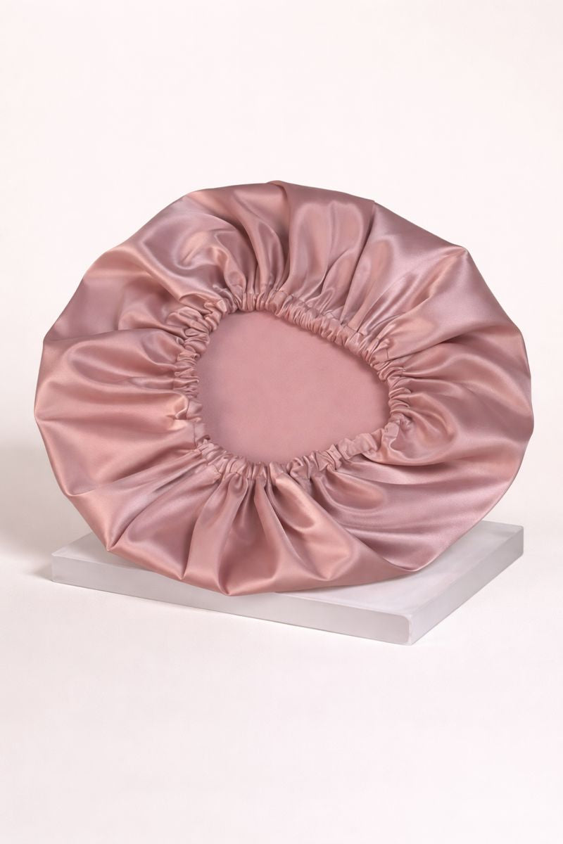 بونيه ساتان للشعر للنوم – يقلل الهيشان ويحافظ على التسريحة