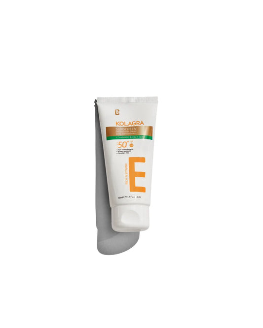 كولاجرا صن سكرين جل كريم – +SPF 50 بفيتامين E،