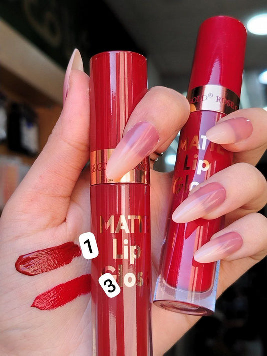 ليب جلوس مات من Rose Gold – ألوان غنية تدوم طويلًا