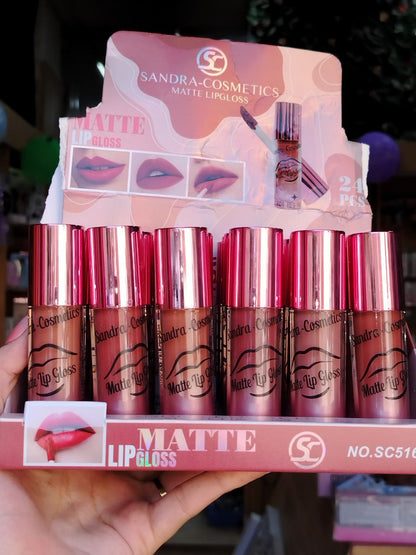 💄 ليب جلوس مطفي من Sandra Cosmetics
