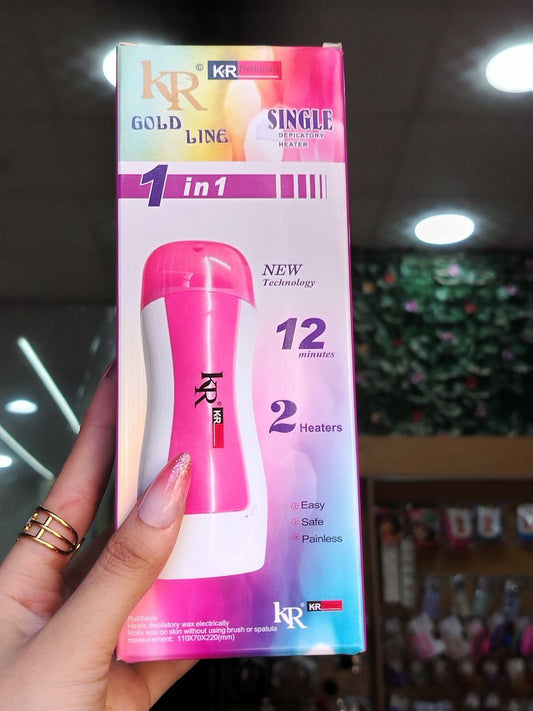 جهاز تسخين شمع KR Gold Line لإزالة الشعر – مفرد