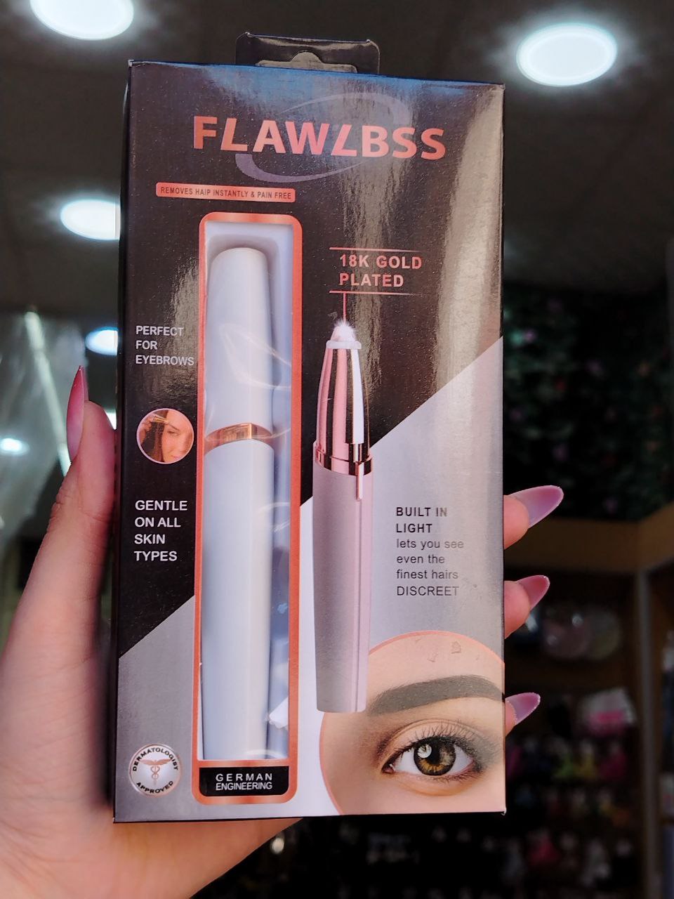 فلولبِس مزيل شعر الحواجب – Flawlbss Eyebrow Hair Remover