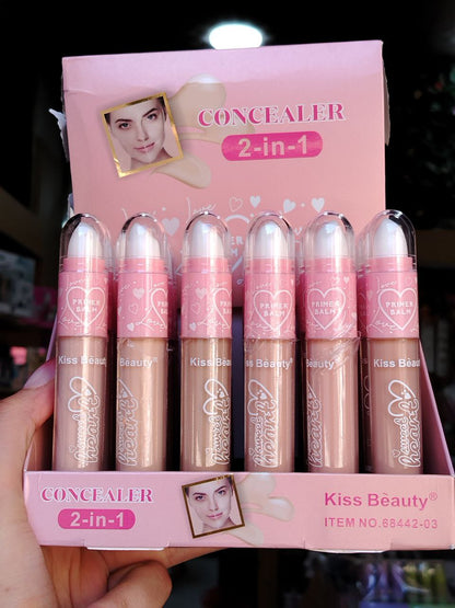 كونسيلر + برايمر 2×1 من Kiss Beauty. ✨