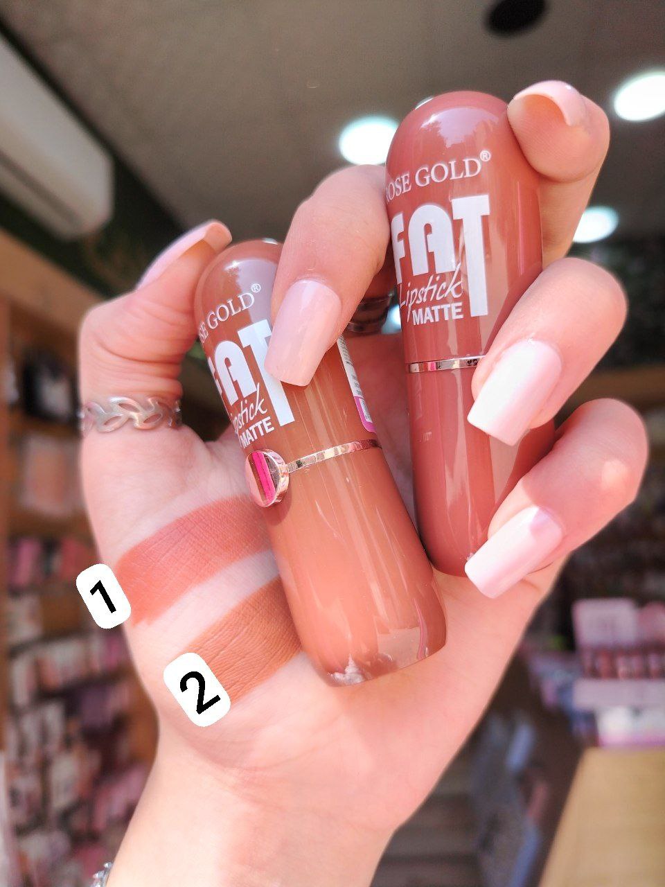 روج روز جولد فات ليبستيك مات – Rose Gold Fat Lipstick Matte