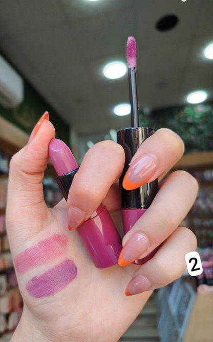 ليب جلوس & روج 2×1 – Kiss Beauty Glow Getter
