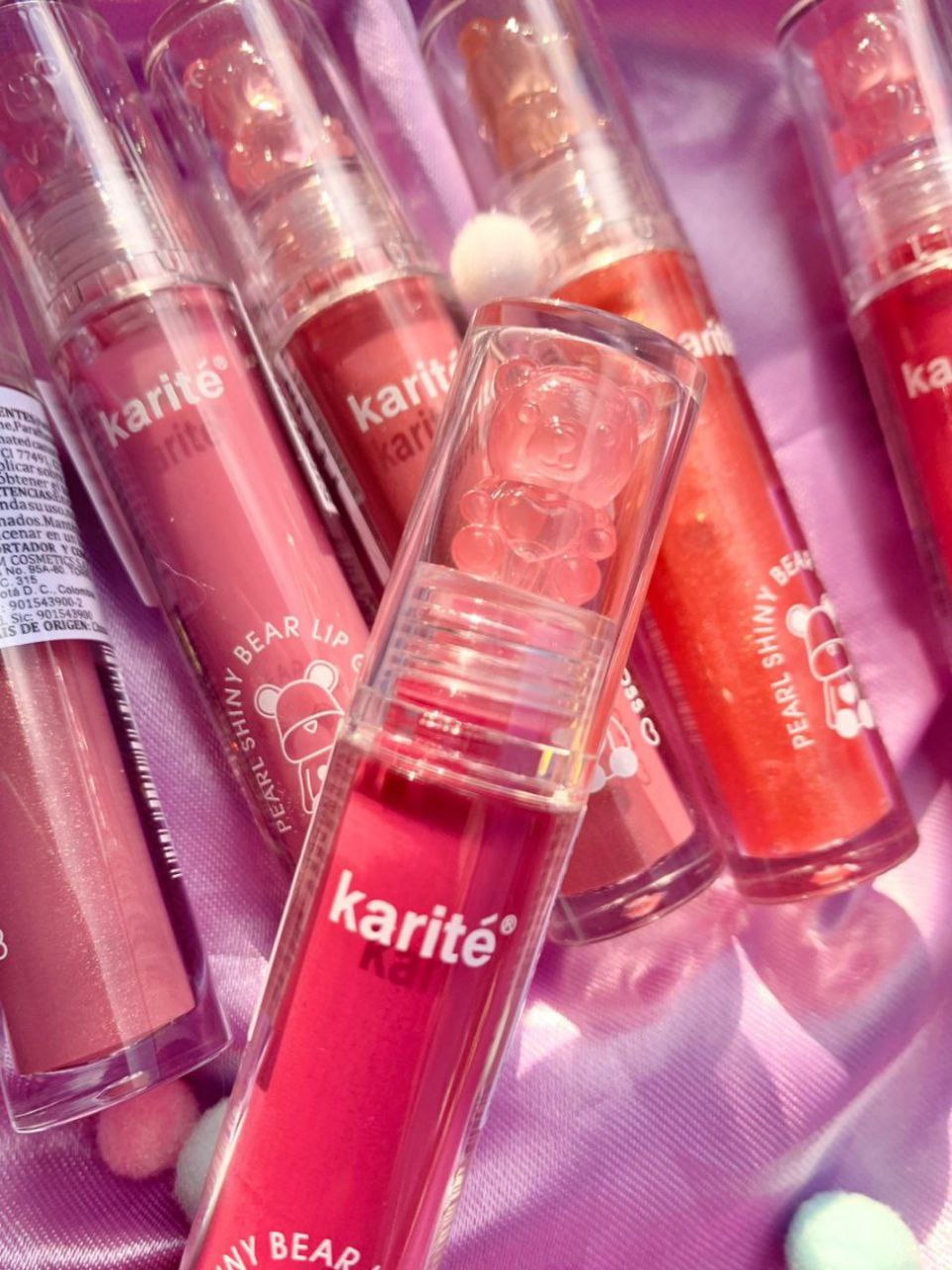 ليب جلوس Karité Bear Lip Gloss – Pearl Shiny Collection
