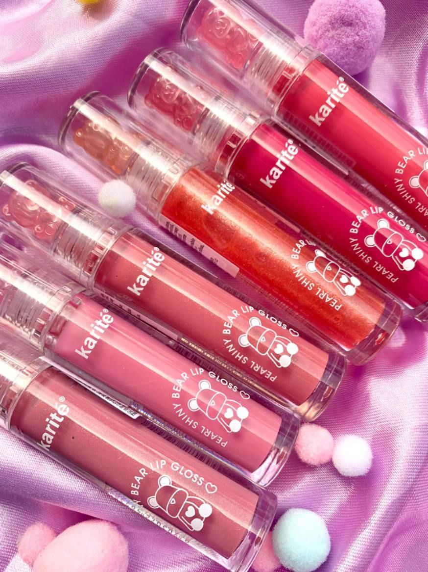 ليب جلوس Karité Bear Lip Gloss – Pearl Shiny Collection