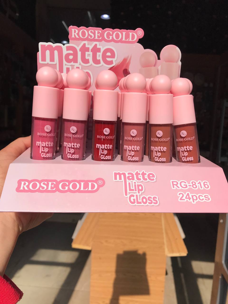 Rose Gold Matte Lip Gloss – ليب جلوس مات روز جولد