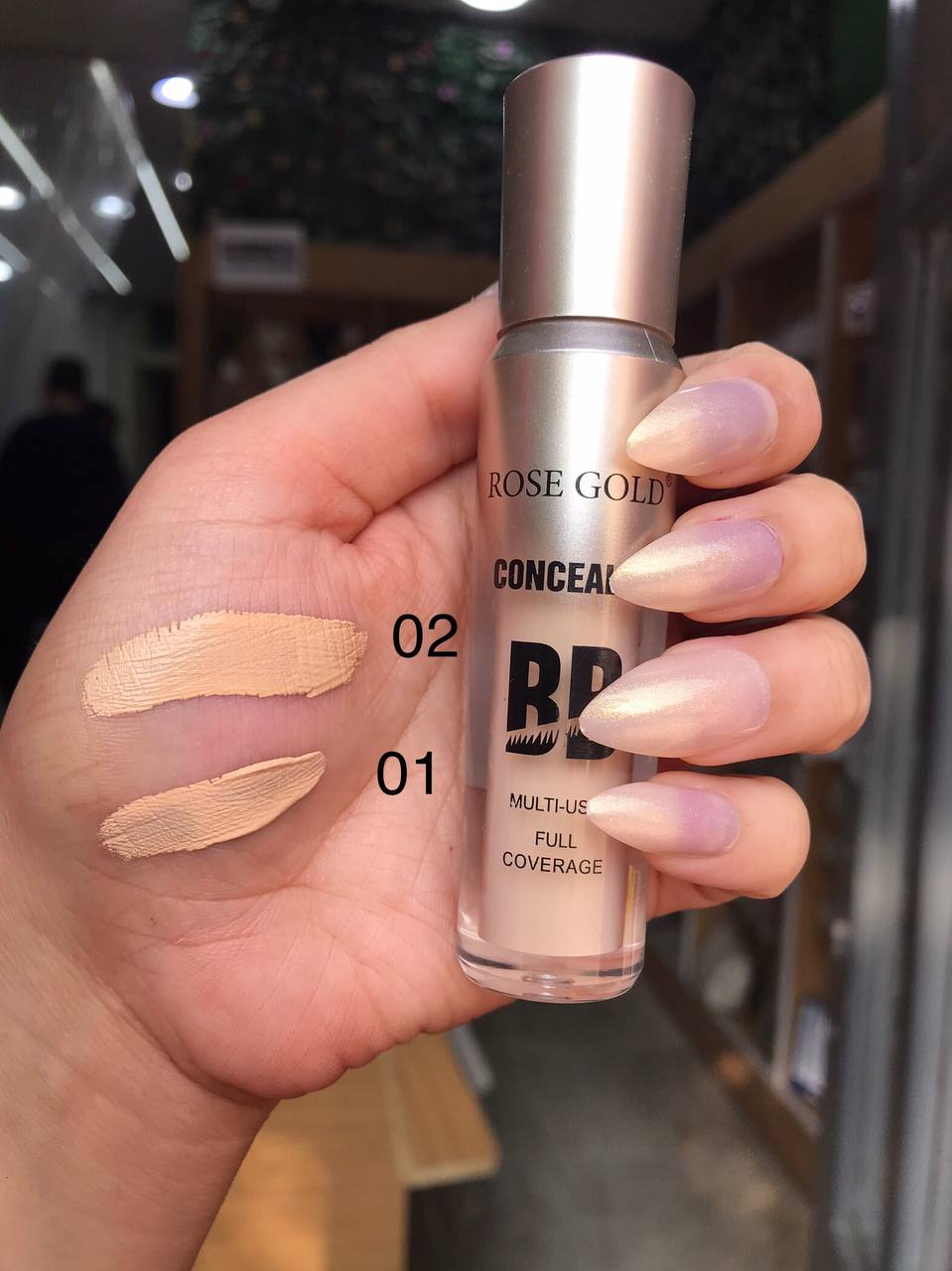 Rose Gold BB Concealer – كونسيلر بي بي تغطية كاملة متعدد الاستخدام