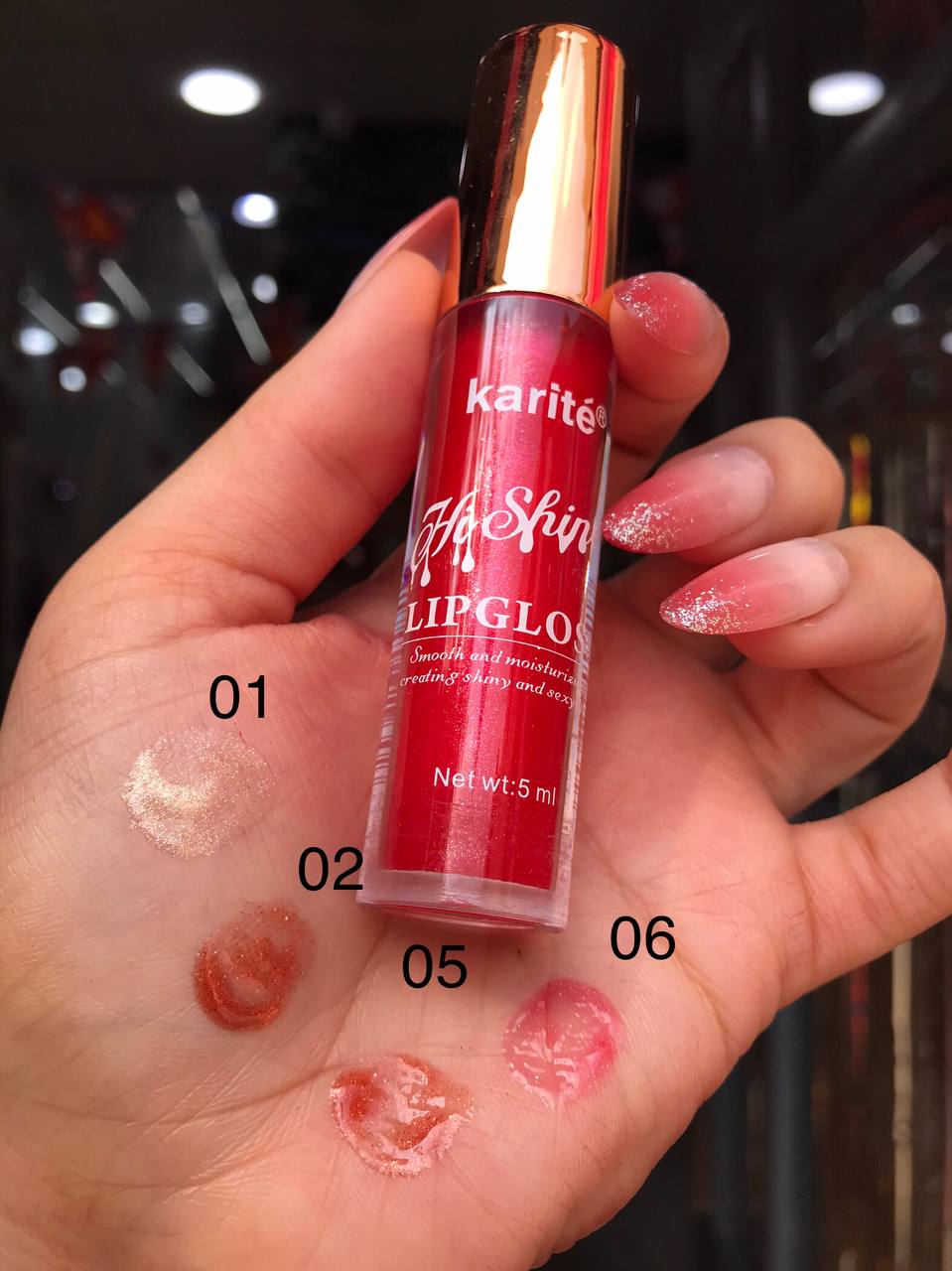 ليب جلوس كارتي هاي شاين شيمر – لمعة لؤلؤية | Karité HiShine (5ml)