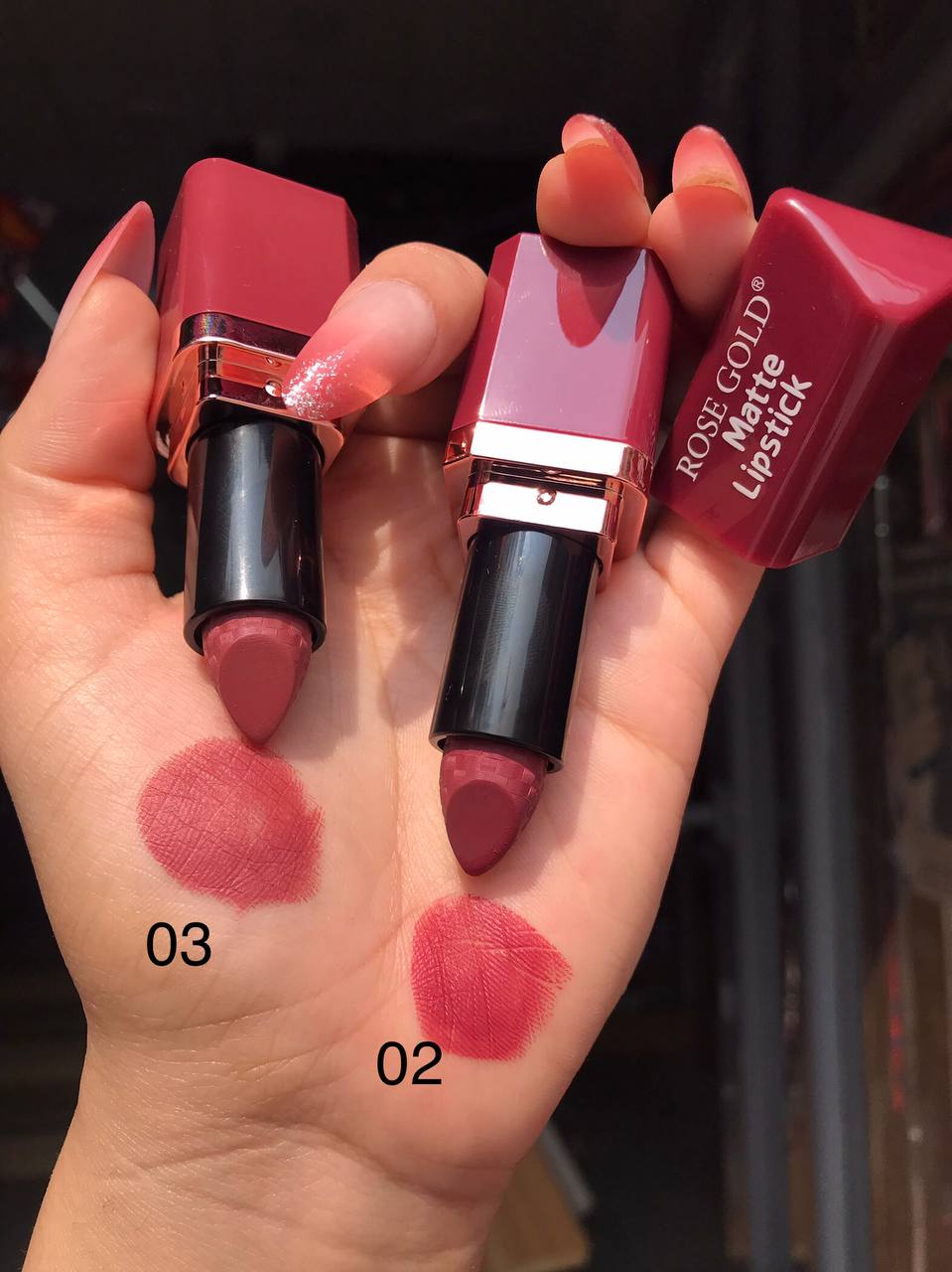 روج روز جولد مط – درجات متنوعة | Rose Gold Matte Lipstick