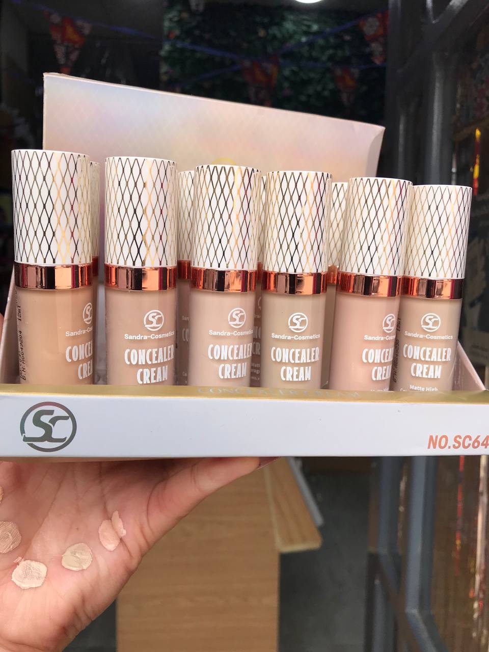 كونسيلر كريم ساندرا كوزماتيكس – 6 درجات | Sandra Cosmetics