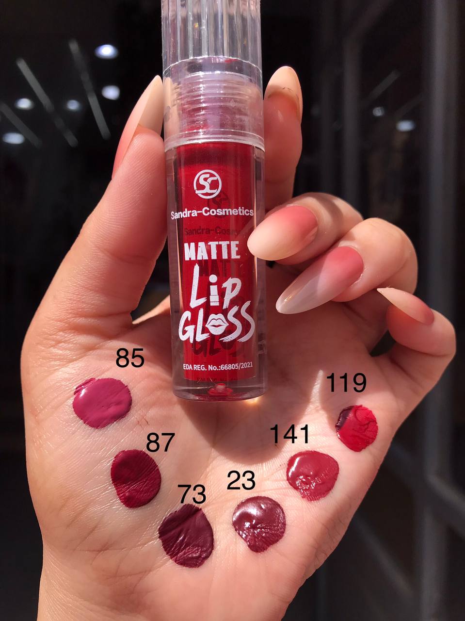 Sandra Cosmetics Matte Lip Gloss – ليب جلوس مطفي