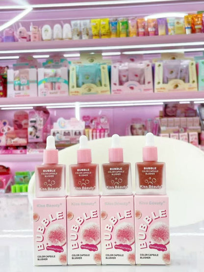 بلاشر سائل كيس بيوتي Bubble Color Capsule Blusher