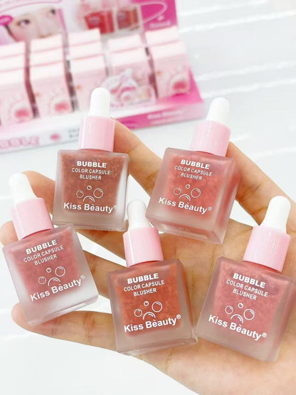 بلاشر سائل كيس بيوتي Bubble Color Capsule Blusher