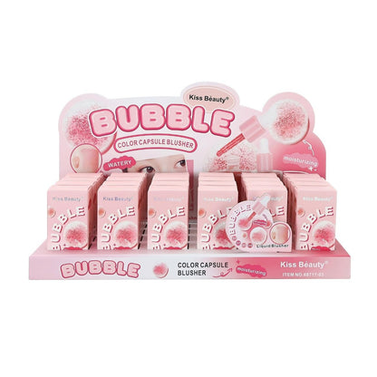 بلاشر سائل كيس بيوتي Bubble Color Capsule Blusher