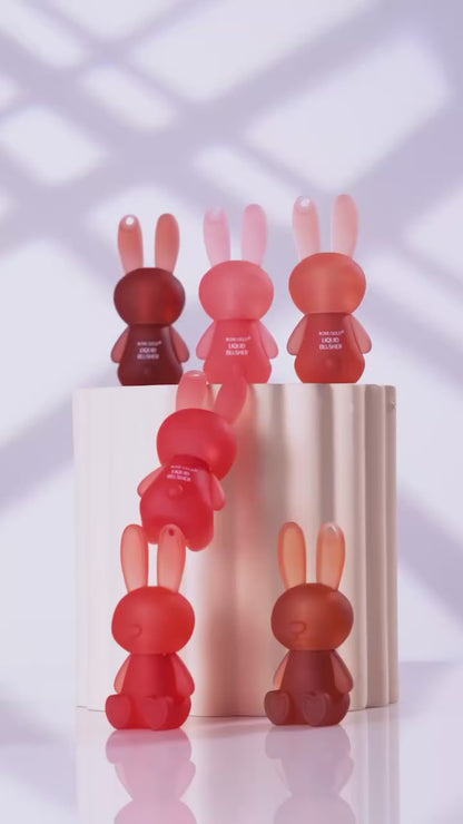 Rose Gold Cute Rabbit Mousse Blusher & Lip Gloss – بلاشر موس وليب جلوس 2 في 1
