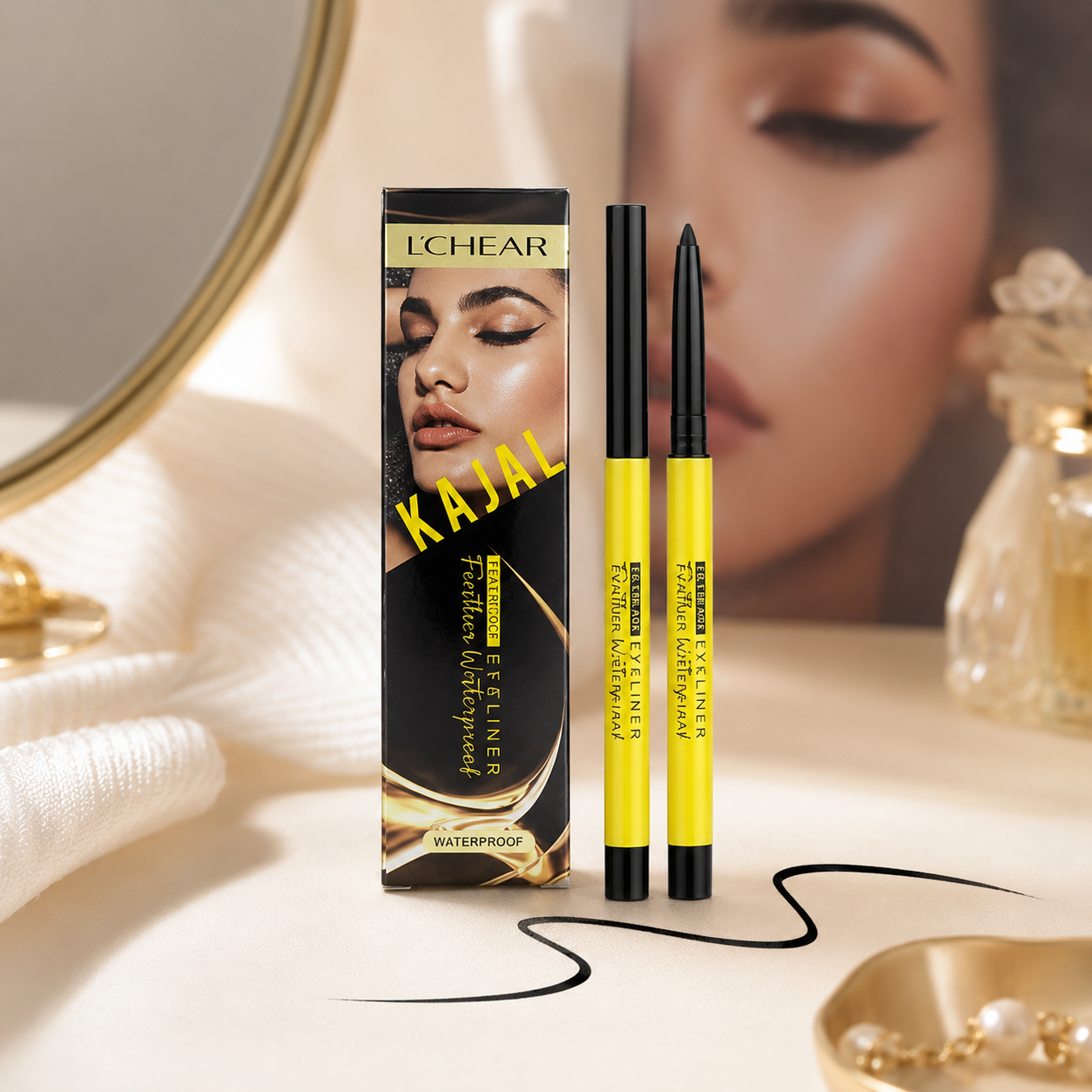 قلم كحل ماتيك لاشير L’CHEAR Waterproof Kajal