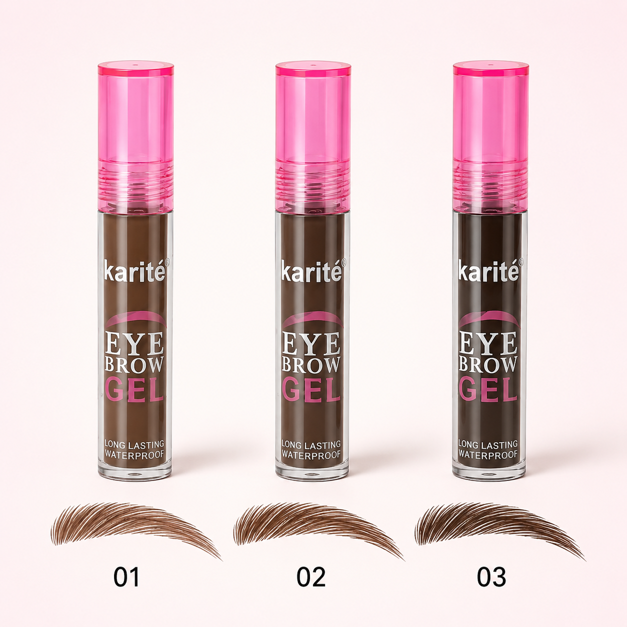جل حواجب كاريتي Karité Eye Brow Gel مقاوم للماء 4.5 مل