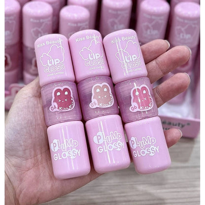 ليب جلوس بلومب جلوسي دابل من Kiss Beauty – ترطيب ولمعان يدوم طويلًا | Plump Glossy Lip Gloss Double