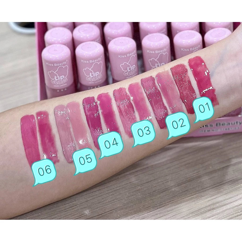 ليب جلوس بلومب جلوسي دابل من Kiss Beauty – ترطيب ولمعان يدوم طويلًا | Plump Glossy Lip Gloss Double
