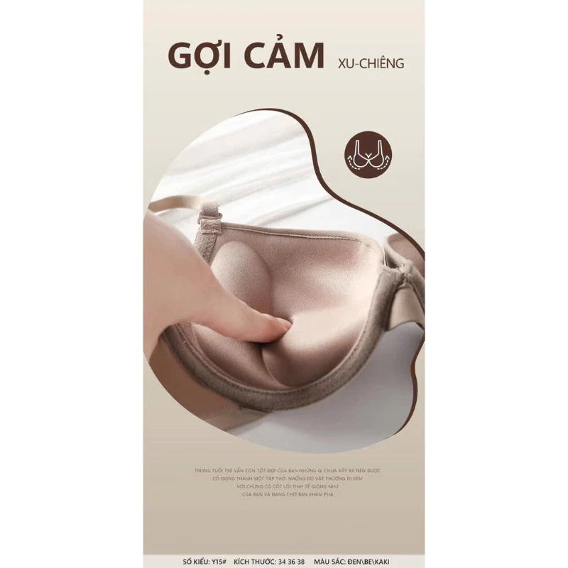 Contrast Design Bra – كب B