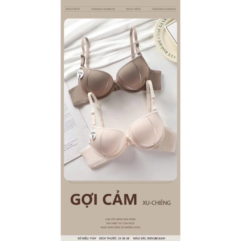 Contrast Design Bra – كب B