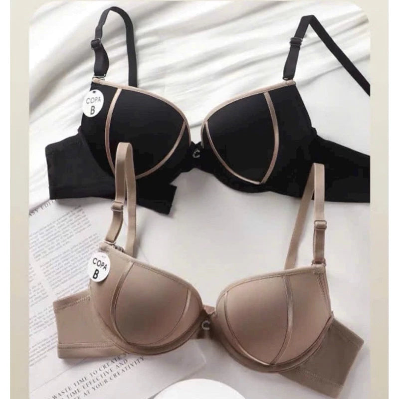 Contrast Design Bra – كب B